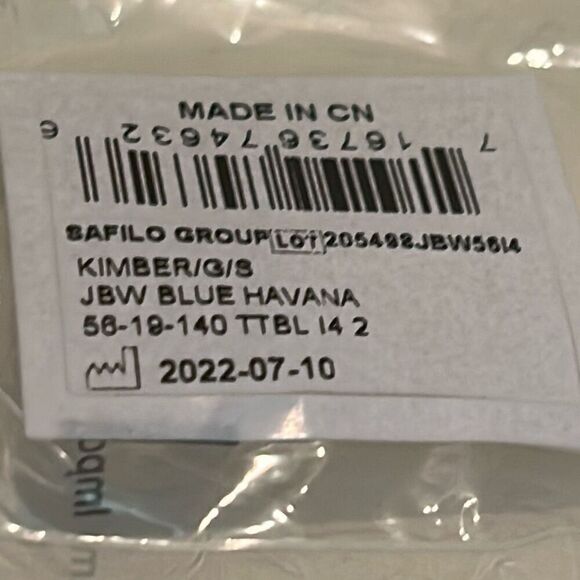 Kate Spade Kimber Sunglasses Blue Havana Tortoise Shell Print Big Oversized NWT - Picture 13 of 14